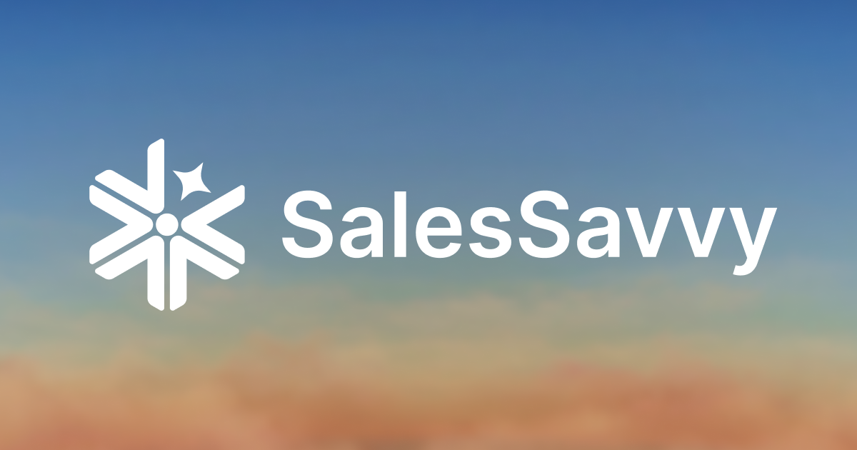 SalesSavvy preview